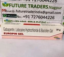 Gabapentin ,Lidocaine Hydrohloride & Baclofen Gel (Europin Gel)