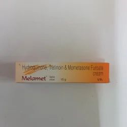 Hydroquinone + Tretinoin + Mometasone Furoate Cream ( Melamet)